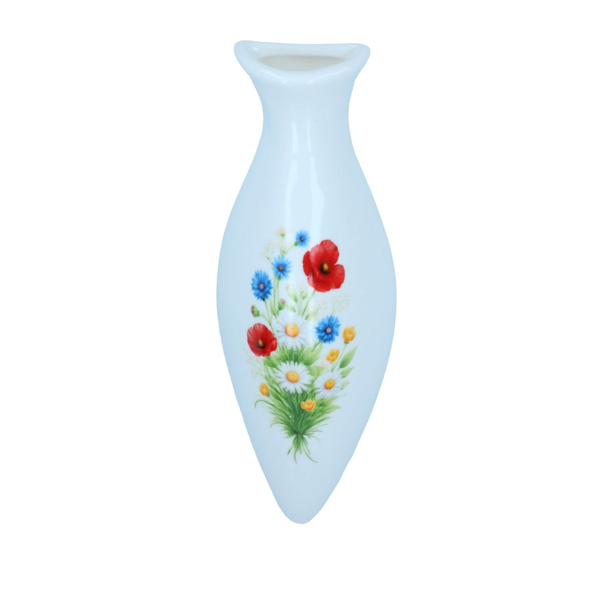 Bloemenvaasje Keramiek, Gekleurd bloempatroon