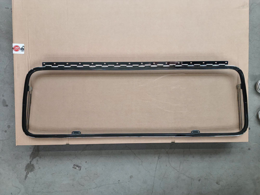 VW T1, T2 Bus | Safari ruit, achteraan, High Quality verchroomd, compleet | 08/63-07/79