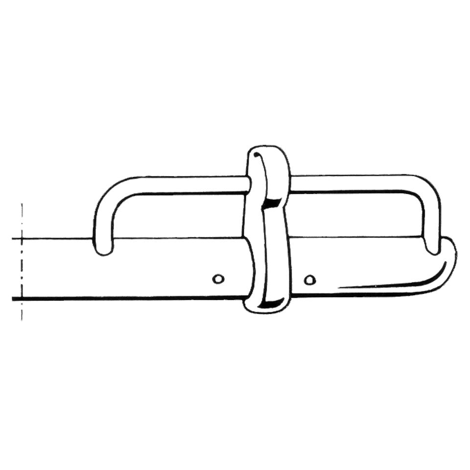 Bumper achter, export (USA), chroom, top kwaliteit detail — Kever