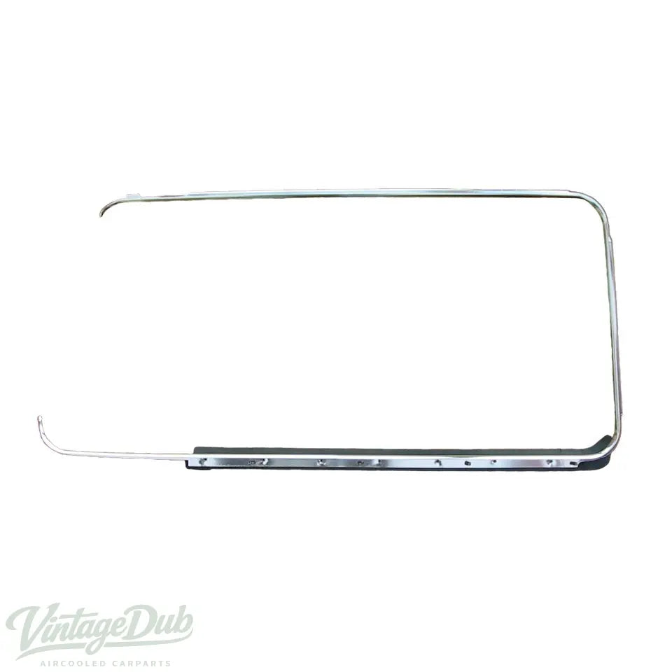 Ruitlikker buitenkant, chroom + rubber, links, Duitse kwaliteit detail — T2