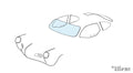 Voorruit - Karmann Ghia coupé/Cabrio blank voor KG — VintageDub