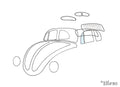 Tochtruit, links voor Kever — VintageDub