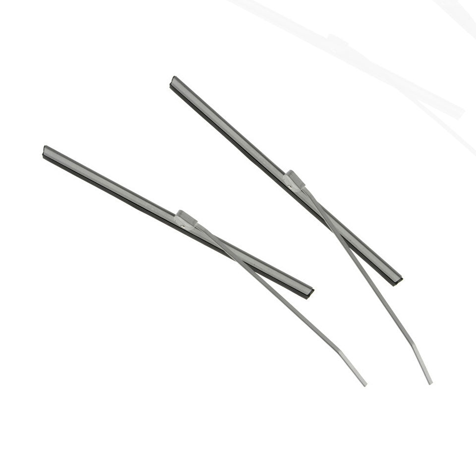 Ruitenwissers + arm, grijs 245mm (paar) detail — Kever