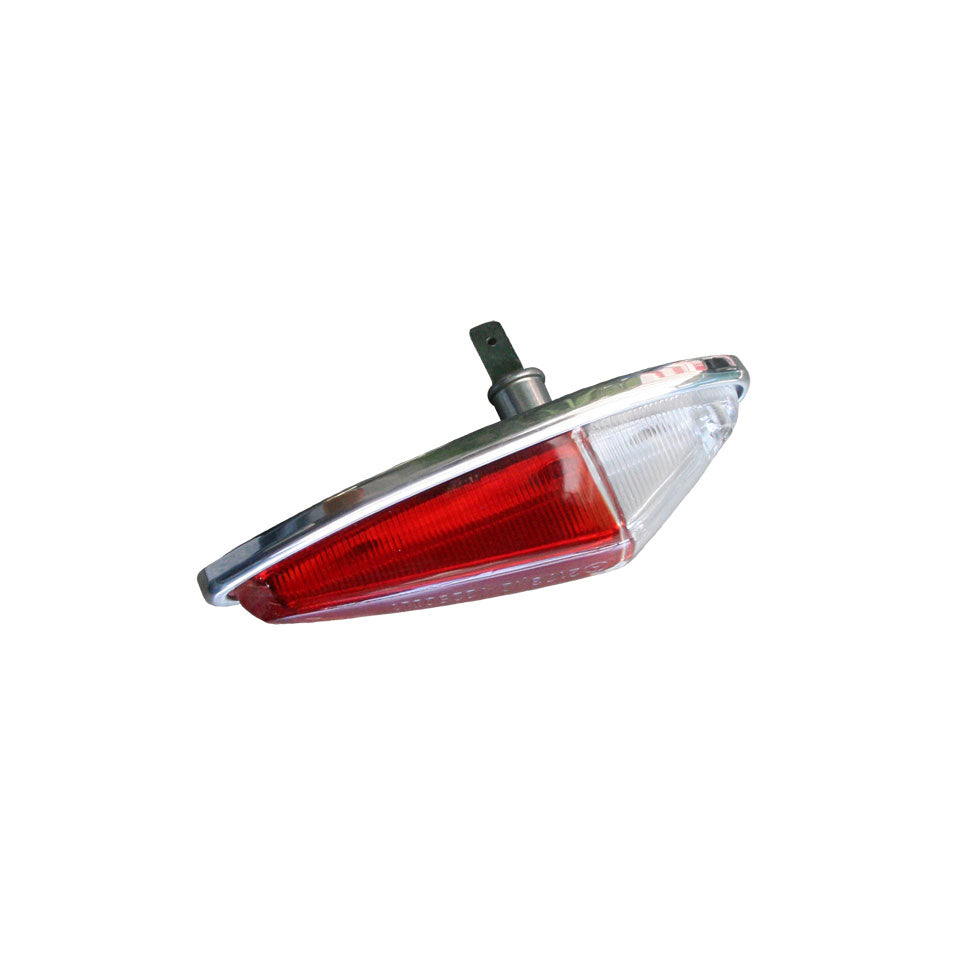 Zijlicht voorspatbord, rood/wit — VintageDub