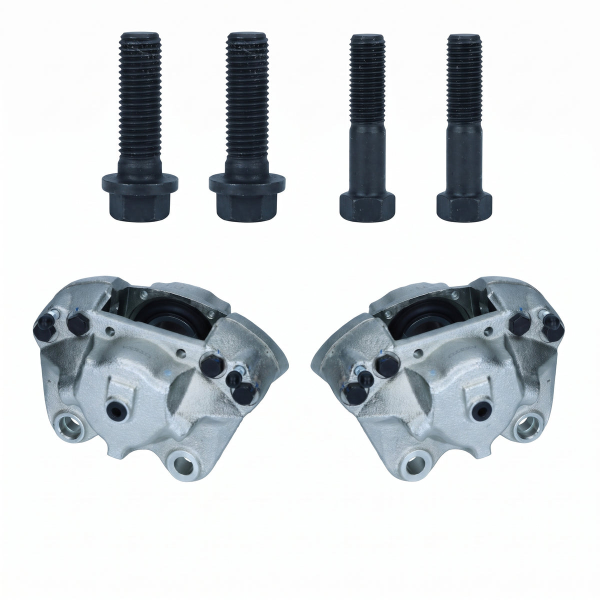 Remklauwen set links + rechts met montagebouten | VW T2 Bus 08/72-07/79 | 211 615 107A + 211 615 108A