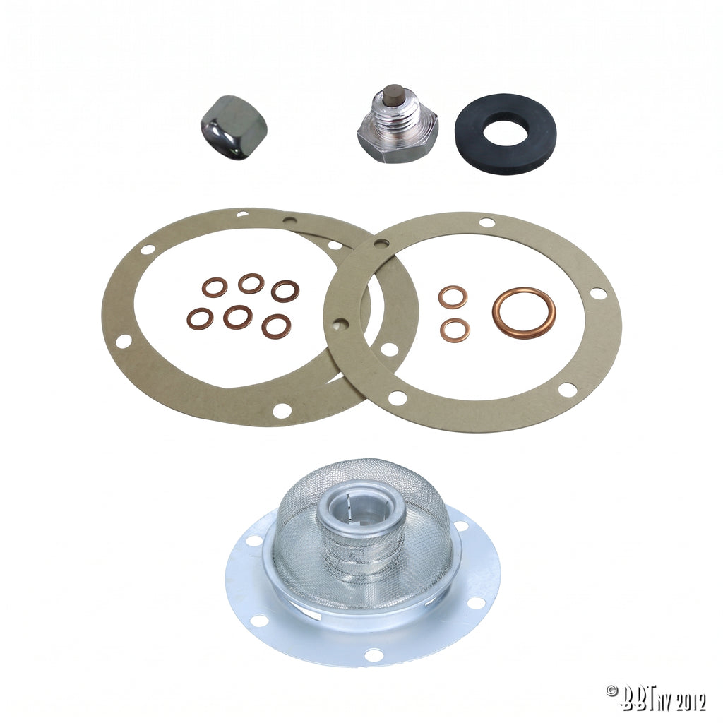 Oil change set Type 1 | VW T1 Bus, T2 Bus, Beetle, KG, T3 Bus, Type 3, Type 181 08/60- | 311 115 175A + 113 198 031 + 113 115 193