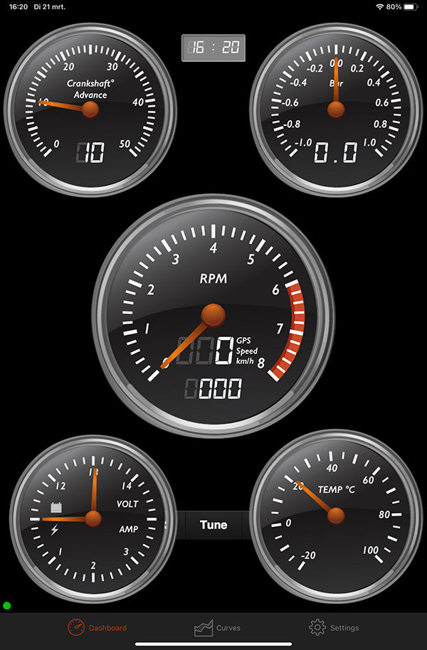 123 Ignition TUNE+-4-R-V-V Bluetooth ontsteking, programmeerbaar