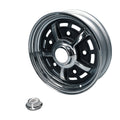 BBT Sprintstar 5,5 x 15", ET +25 chroom/zwart, 5-gaats (5x205) velg