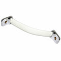 Binnengreep cabinedeur, crèmewit met Deluxe chroom uiteinden, 8/67-7/79 – VW T2 Bus – OEM 221 867 161 BC