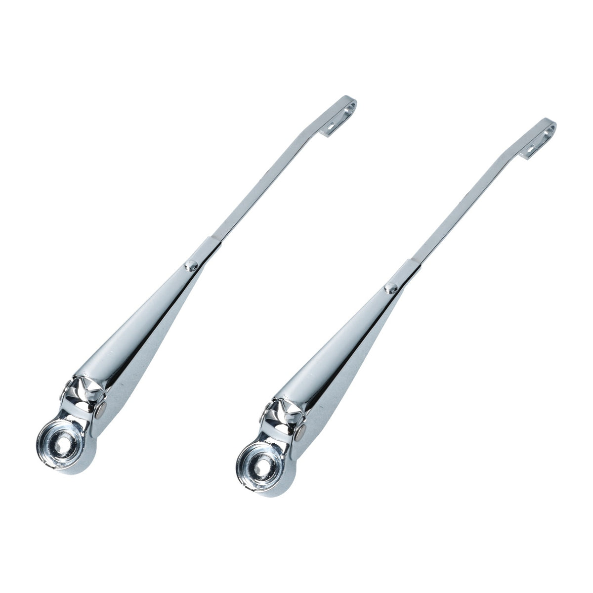 Ruitenwisserarmen set links + rechts, zilver – VW Kever 1300 – OEM 111 955 407E + 111 955 408B