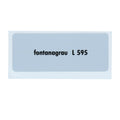 Kleurcode sticker L595 - fontanagrau – VW T1 Bus, T2 Bus, Kever, KG, T3 Bus, Type 3, Type 181