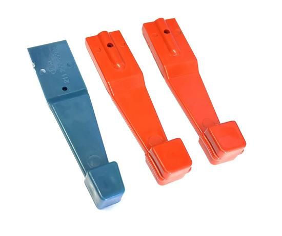 VW T2 Bus | Verwarminghendel set, 1 blauw en 2 rood, ABS kunststof, 08/1972-07/1979 211259371A