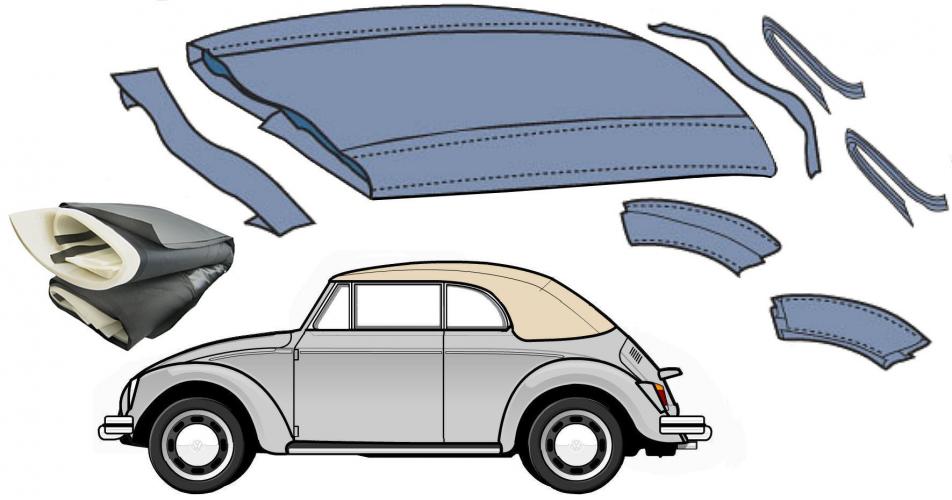 Cabriolet kap isolatie set