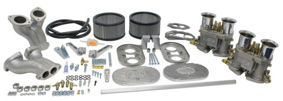 VW Kever / Karmann Ghia / VW Kübel / VW T2 Bus | Dubbele Carburateur set EMPI D 36 mm