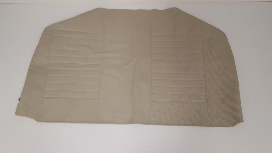VW Kever | TMI Achterbankbekleding ruggedeelte beige basket vinyl | Kever 08/73 en later cabriolet