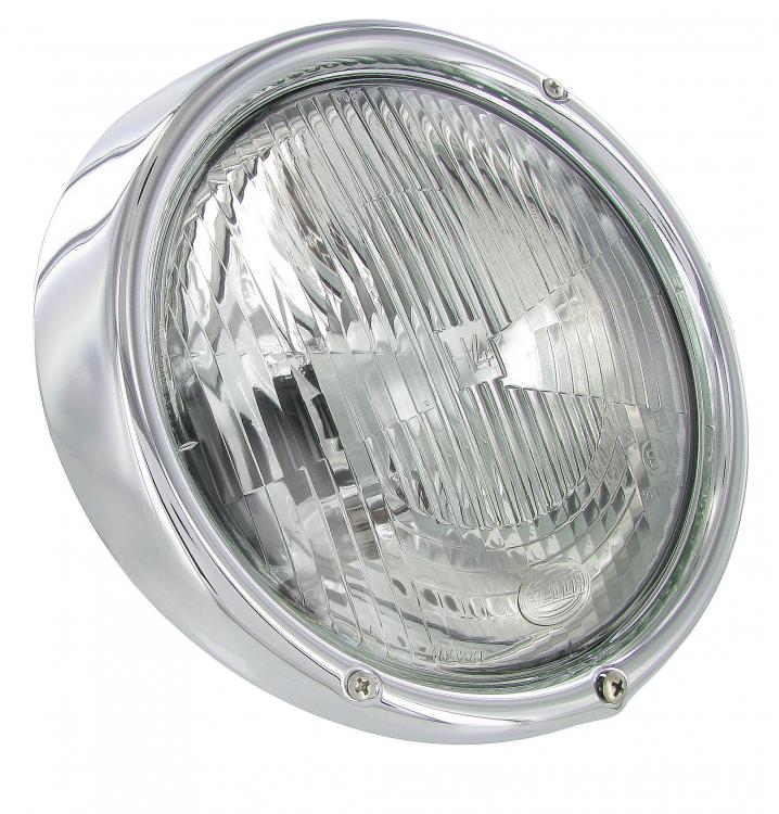 VW Kever, T1 Bus, Type 3, Type 181 | Hella H4 koplampunit (per stuk) | Kever 08/67 - 07/73, Bus 08/67 - 07/73, Type 3, Kübel t/m 09/73 | 113941753