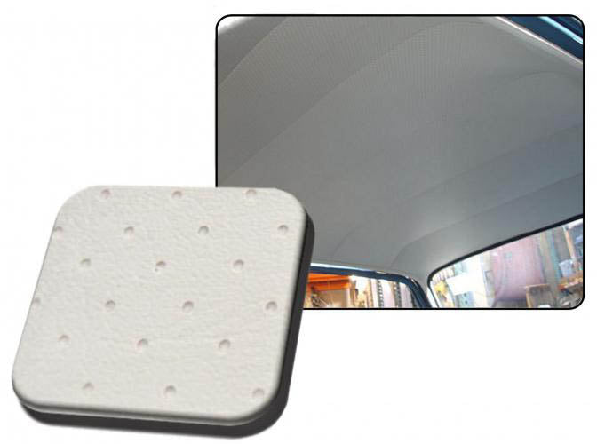 VW Type 3 | TMI Hemel geperforeerd vinyl, zonder schuifdak, gebroken wit | Type 3 Fastback (6 baleinen)