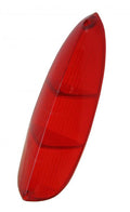VW Type 3 | Hella Achterlicht lens volledig rood (per stuk) | Type 3 Ponton en Variant exportmodellen t/m 07/69 (laag model) | 311945223A