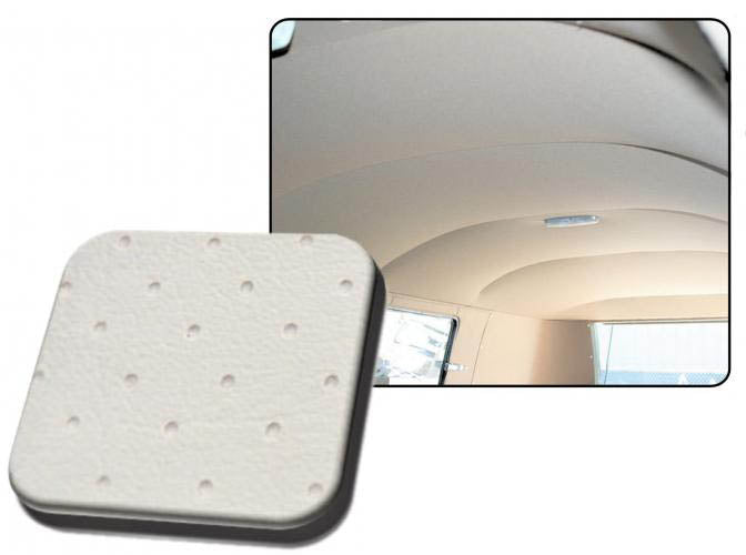 VW T1 Bus | TMI Hemel geperforeerd vinyl, zonder vouwdak, gebroken wit | Bus 08/55 - 07/63 (5 baleinen)