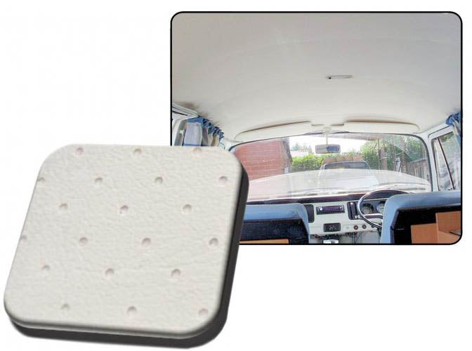VW T2 Bus | TMI Hemel geperforeerd vinyl, zonder schuifdak, gebroken wit | Bus 08/67 - 07/71 (9 baleinen)