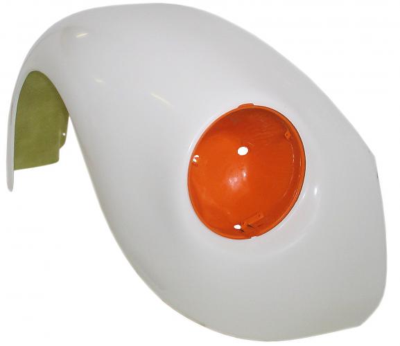VW Kever | CSP Voorspatbord, Polyester +5 cm, Rechts | Kever 1302 / 1303