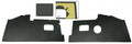 VW T2 Bus | TMI Schopborden zwart vinyl bekleed hardboard (per paar) | Bus 08/67 - 07/71 (LHD)