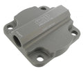 CSP Aluminium full flow oliepompdeksel met overdrukventiel | Type-1 motoren: 1200cc 1967 (D 0230001) en later, 1300cc 1967 (E 0013651 en F 1225018) t/m 07/70 en 08/70 en later (alle 1300cc motorcodes), 1500cc 1967 (L 0018100 en H 0822052) en later, 1600cc