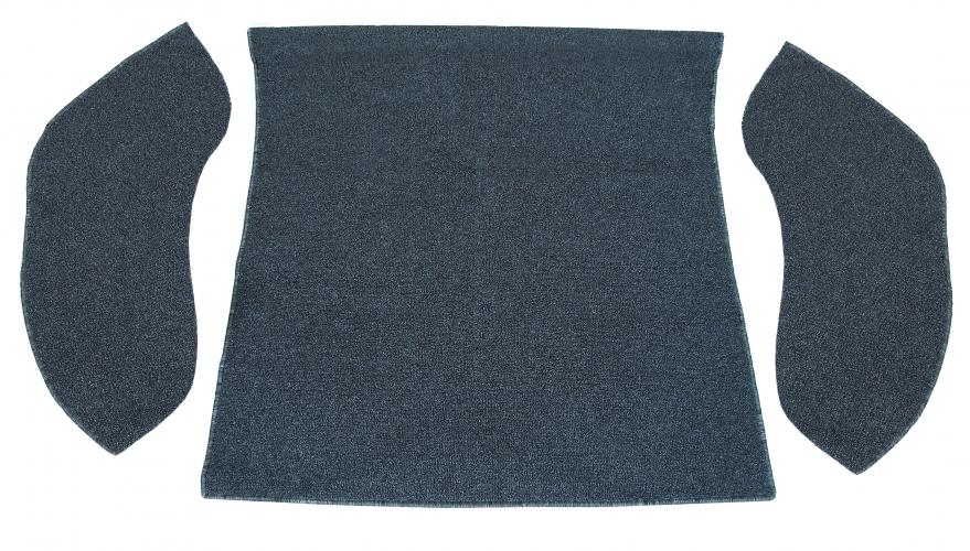 VW Kever | TMI Bouclé kattenbak tapijtset, gemeleerd grijs (3-delig) | Kever sedan 1958 (VIN 2 154 170) - 07/64