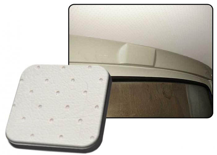 VW T1 Bus, T2 Bus | TMI Hemel geperforeerd vinyl, gebroken wit | Bus 08/64 - 07/79 Pick-up enkele cabine (2 baleinen)