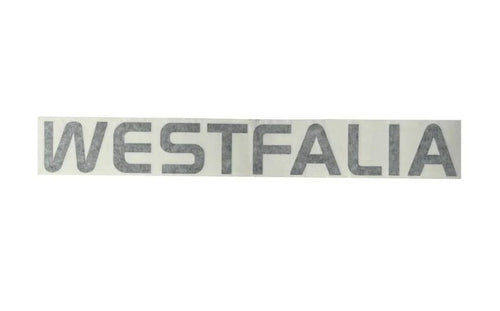 Sticker "WESTFALIA", silver, 45x6cm