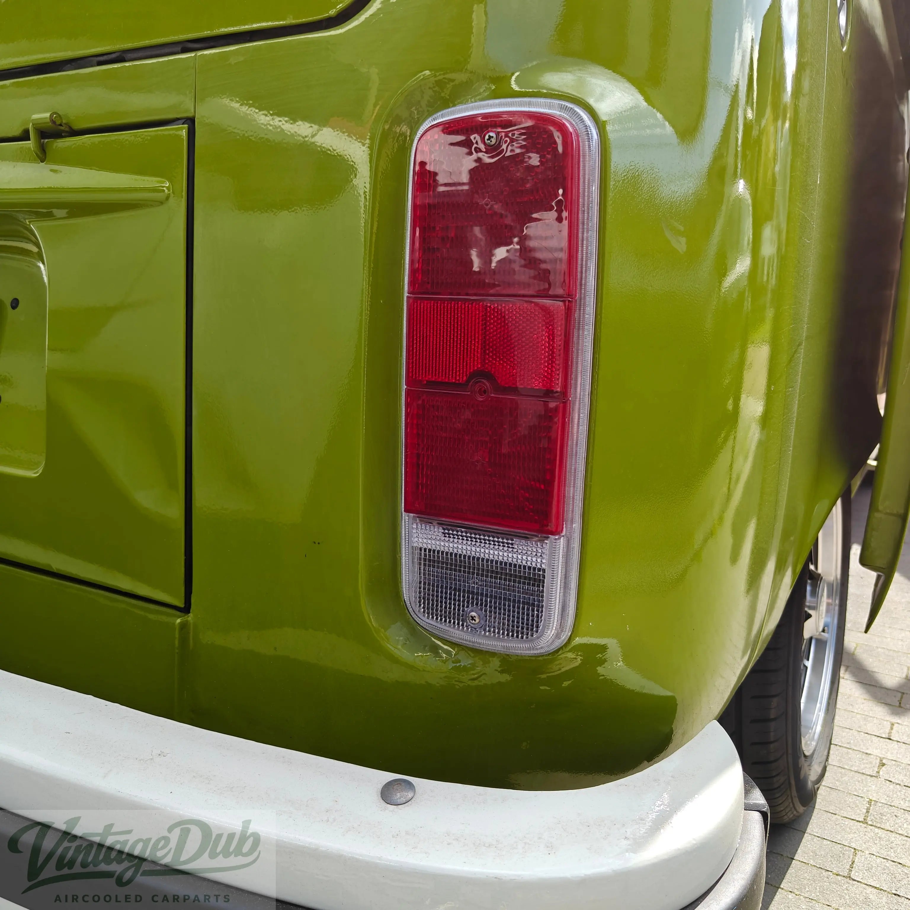 VW T2 T2b achterlicht glas rood US Stijl — VintageDub