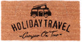 Doormat 50x25 cm coconut fibre Holiday Travel