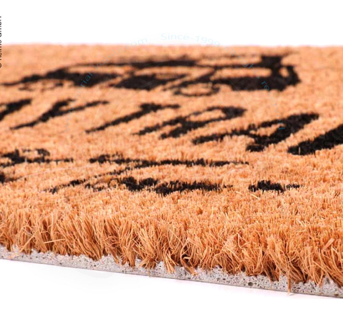Doormat 50x25 cm coconut fibre Holiday Travel