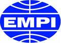 Sticker 'EMPI', ovaal, 45x82mm – VW T1 Bus, T2 Bus, Kever, KG, T3 Bus, Type 3, Type 181