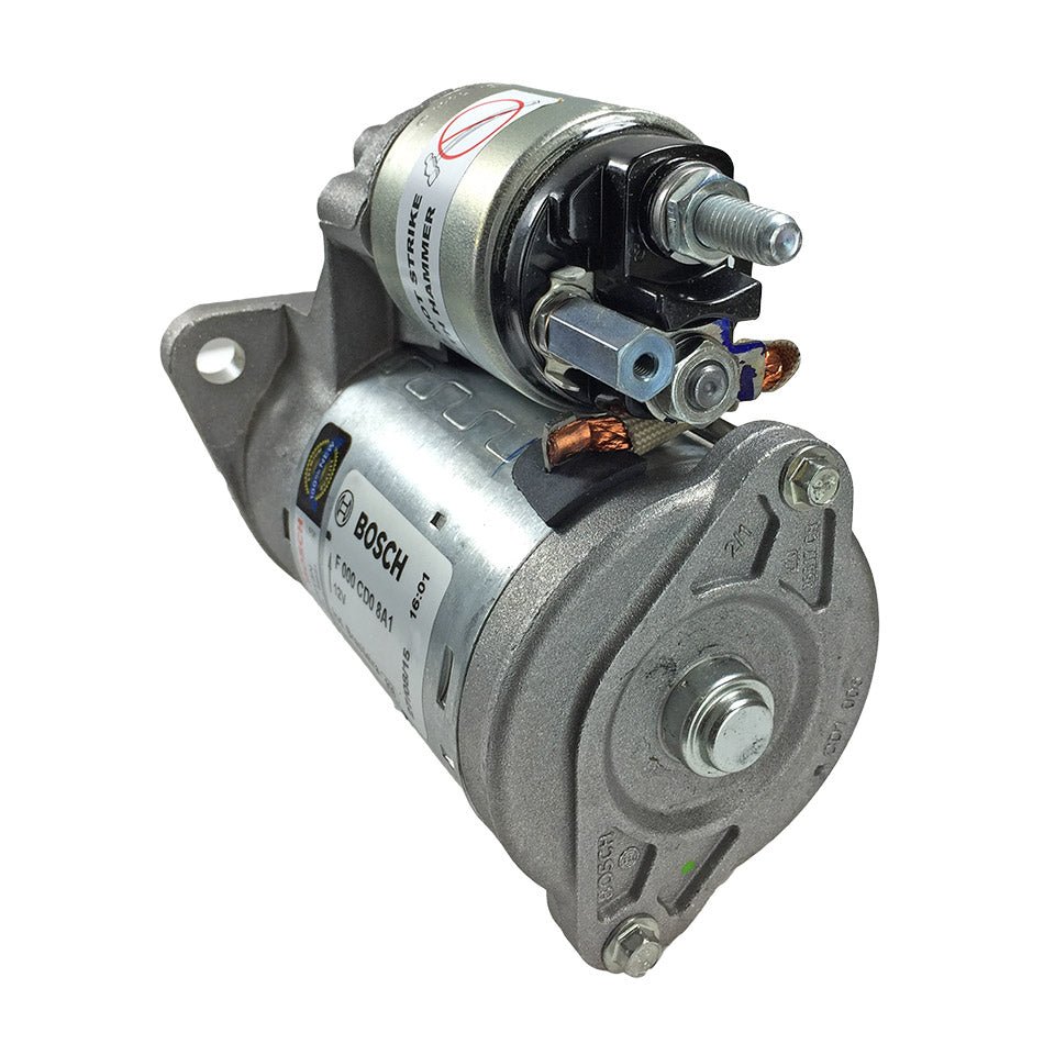 Startmotor 12V 68-, Bosch detail — T1, T2, Kever, KG