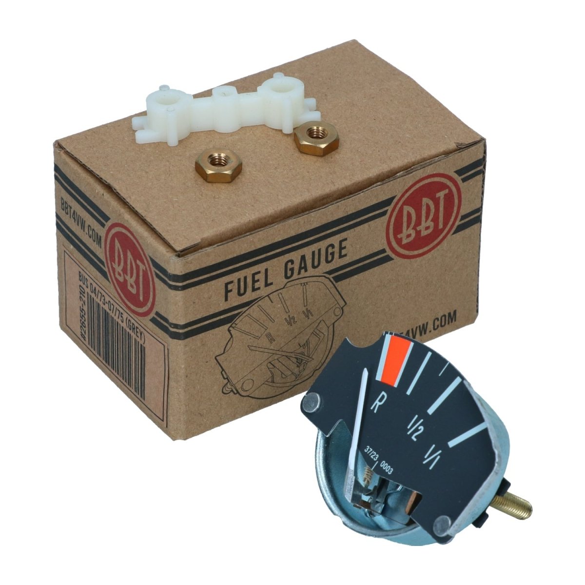 Benzinemeter, grijs detail — T2
